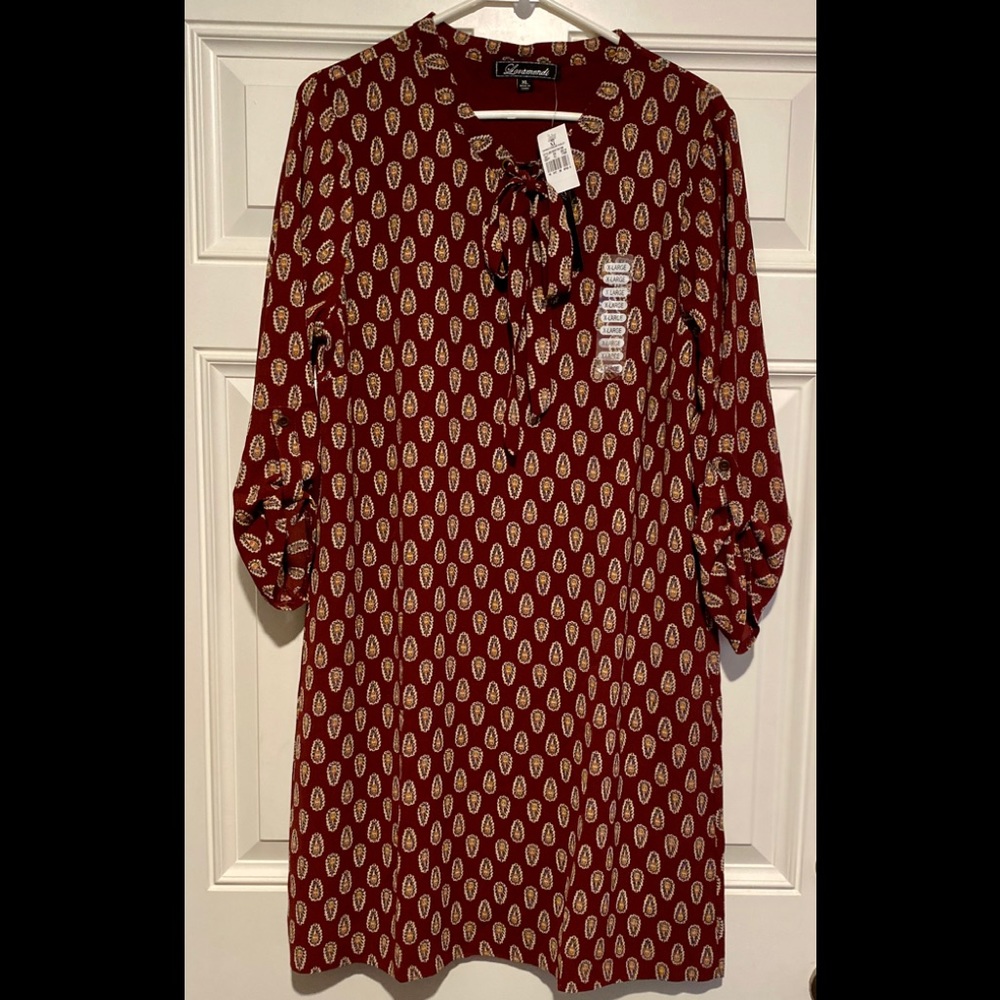Loramendi Paisley Dress Sz XL
